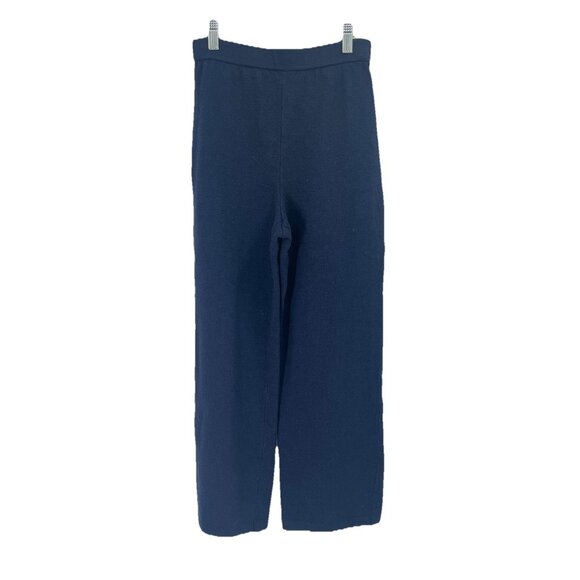 St. John Pants - St John Collection Navy Blue Pull On Santana Knit Pants Sz 2 Quiet Luxury